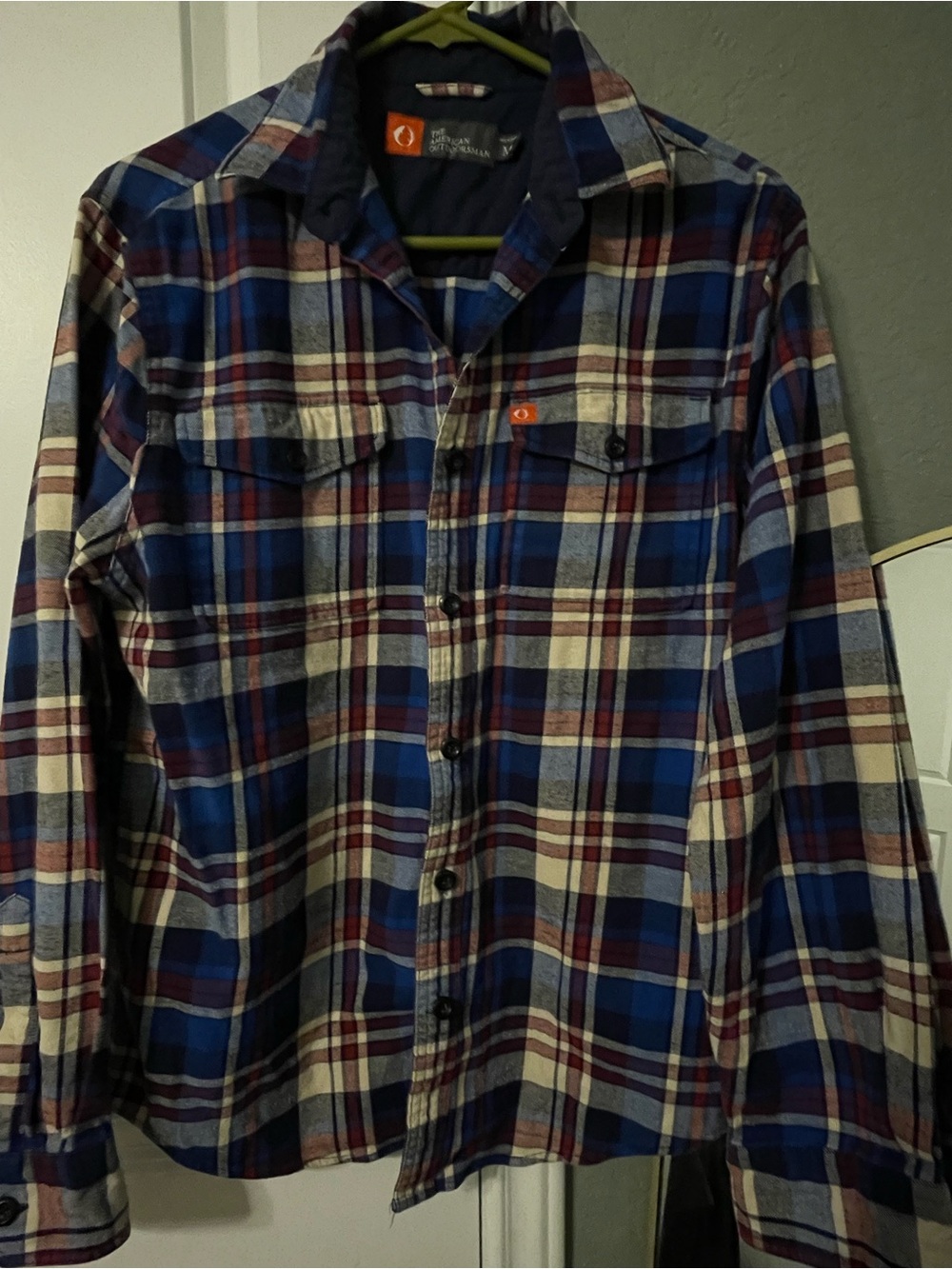 The American Outdoorsman Plaid Flannel Shirt - Blue Multi